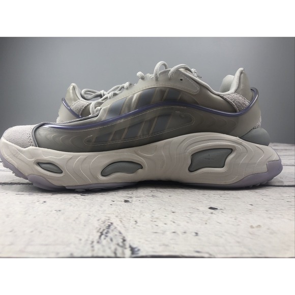 Adidas Men's ZX 22 Boost Sneakers, Gray/light Gray/purple Size 8 Medium Clean - Picture 11 of 11